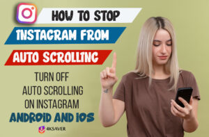how to stop instagram from auto scrolling